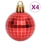 64-tlg. Weihnachtskugel-Set Rot und Weiß 64-tlg. Weihnachtskugel-Set Rot und Weiß