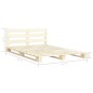 vidaXL Palettenbett Massivholz Kiefer 140×200 cm vidaXL Palettenbett Massivholz Kiefer 140×200 cm