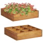 vidaXL Garten-Hochbeet für Kräuter Massivholz Akazie 60 x 60 x 15 cm vidaXL Garten-Hochbeet für Kräuter Massivholz Akazie 60 x 60 x 15 cm