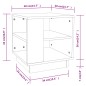 Couchtisch Grau Sonoma 40x40x43 cm Holzwerkstoff Couchtisch Grau Sonoma 40x40x43 cm Holzwerkstoff