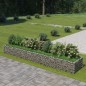 vidaXL Gabionen-Hochbeet Verzinkter Stahl 450×90×50 cm vidaXL Gabionen-Hochbeet Verzinkter Stahl 450×90×50 cm
