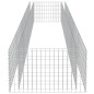 vidaXL Gabionen-Hochbeet Verzinkter Stahl 450×90×50 cm vidaXL Gabionen-Hochbeet Verzinkter Stahl 450×90×50 cm