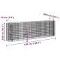 Gabionen-Hochbeet Verzinktes Eisen 330x50x100 cm Gabionen-Hochbeet Verzinktes Eisen 330x50x100 cm