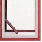 Hühnerkäfig Rot 170x81x110 cm Massivholz Kiefer & Tanne Hühnerkäfig Rot 170x81x110 cm Massivholz Kiefer & Tanne