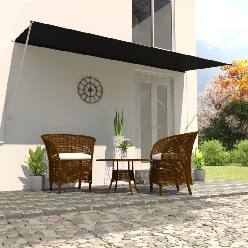 Einziehbare Markise 400×150 cm Anthrazit Einziehbare Markise 400×150 cm Anthrazit