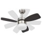 Deckenventilator mit Licht und Fernbedienung 76 cm Dunkelbraun Deckenventilator mit Licht und Fernbedienung 76 cm Dunkelbraun