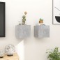TV-Wandschränke 2 Stk. Betongrau 30,5x30x30 cm TV-Wandschränke 2 Stk. Betongrau 30,5x30x30 cm