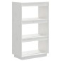 Bücherregal/Raumteiler Weiß 60x35x103 cm Massivholz Kiefer Bücherregal/Raumteiler Weiß 60x35x103 cm Massivholz Kiefer