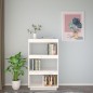 Bücherregal/Raumteiler Weiß 60x35x103 cm Massivholz Kiefer Bücherregal/Raumteiler Weiß 60x35x103 cm Massivholz Kiefer
