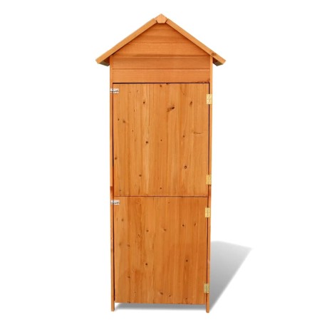 vidaXL Gartenschrank Braun 42,5x64x190 cm