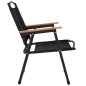 vidaXL Campingstühle 2 Stk. Schwarz 54x55x78 cm Oxford-Gewebe vidaXL Campingstühle 2 Stk. Schwarz 54x55x78 cm Oxford-Gewebe