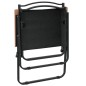 vidaXL Campingstühle 2 Stk. Schwarz 54x55x78 cm Oxford-Gewebe vidaXL Campingstühle 2 Stk. Schwarz 54x55x78 cm Oxford-Gewebe