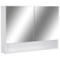 vidaXL LED-Bad-Spiegelschrank Weiß 80x15x60 cm MDF vidaXL LED-Bad-Spiegelschrank Weiß 80x15x60 cm MDF