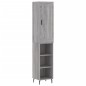 Highboard Grau Sonoma 34,5x34x180 cm Holzwerkstoff Highboard Grau Sonoma 34,5x34x180 cm Holzwerkstoff