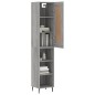 Highboard Grau Sonoma 34,5x34x180 cm Holzwerkstoff Highboard Grau Sonoma 34,5x34x180 cm Holzwerkstoff