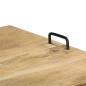 vidaXL TV-Schrank Mangoholz Massiv 110 x 35 x 45 cm vidaXL TV-Schrank Mangoholz Massiv 110 x 35 x 45 cm