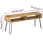 vidaXL TV-Schrank Mangoholz Massiv 110 x 35 x 45 cm vidaXL TV-Schrank Mangoholz Massiv 110 x 35 x 45 cm