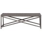 Gartenbank 120 cm Poly Rattan Grau Gartenbank 120 cm Poly Rattan Grau
