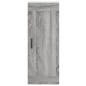 Highboard Grau Sonoma 34,5x34x180 cm Holzwerkstoff Highboard Grau Sonoma 34,5x34x180 cm Holzwerkstoff