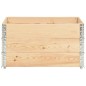 Paletten-Aufsatzrahmen 3 Stk. 50×100 cm Kiefer Massivholz Paletten-Aufsatzrahmen 3 Stk. 50×100 cm Kiefer Massivholz