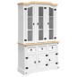 vidaXL Highboard Corona 112x43x196 cm Massivholz Mexikanische Kiefer vidaXL Highboard Corona 112x43x196 cm Massivholz Mexikanische Kiefer