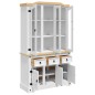vidaXL Highboard Corona 112x43x196 cm Massivholz Mexikanische Kiefer vidaXL Highboard Corona 112x43x196 cm Massivholz Mexikanische Kiefer