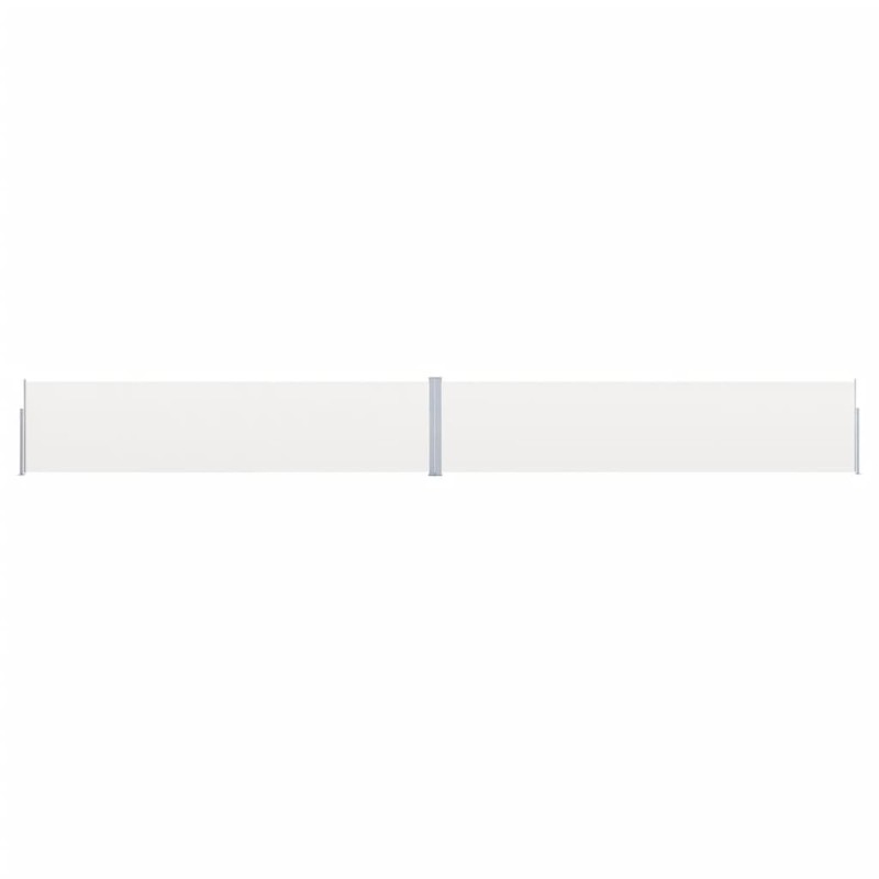 Ausziehbare Seitenmarkise 170x1200 cm Creme Ausziehbare Seitenmarkise 170x1200 cm Creme
