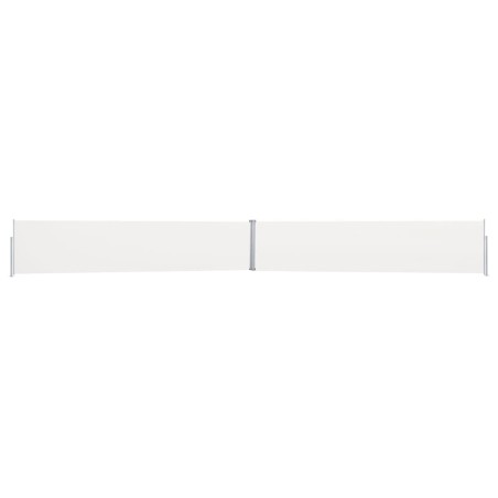 Ausziehbare Seitenmarkise 170x1200 cm Creme