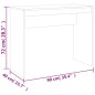 Schreibtisch Betongrau 90x40x72 cm Holzwerkstoff Schreibtisch Betongrau 90x40x72 cm Holzwerkstoff