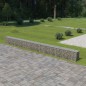 Gabionenwand mit Abdeckung Verzinkter Stahl 600×30×50 cm Gabionenwand mit Abdeckung Verzinkter Stahl 600×30×50 cm