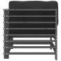 vidaXL Ecksofas mit Kissen 2 Stk. Grau Massivholz Kiefer vidaXL Ecksofas mit Kissen 2 Stk. Grau Massivholz Kiefer