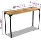 vidaXL Konsolentisch Mangoholz 120x35x76 cm vidaXL Konsolentisch Mangoholz 120x35x76 cm