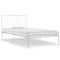 Bett Weiß Metall 90x200 cm Bett Weiß Metall 90x200 cm