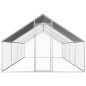 Outdoor-Hühnerkäfig 2,75x8x1,92 m Verzinkter Stahl Outdoor-Hühnerkäfig 2,75x8x1,92 m Verzinkter Stahl