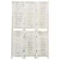 vidaXL 3-tlg. Raumteiler Antik-Weiß 105x165 cm Holz vidaXL 3-tlg. Raumteiler Antik-Weiß 105x165 cm Holz