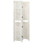 vidaXL 3-tlg. Raumteiler Antik-Weiß 105x165 cm Holz vidaXL 3-tlg. Raumteiler Antik-Weiß 105x165 cm Holz