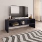 TV-Schrank Hochglanz-Grau 120x40x40 cm Holzwerkstoff TV-Schrank Hochglanz-Grau 120x40x40 cm Holzwerkstoff