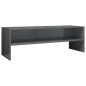 TV-Schrank Hochglanz-Grau 120x40x40 cm Holzwerkstoff TV-Schrank Hochglanz-Grau 120x40x40 cm Holzwerkstoff