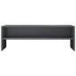 TV-Schrank Hochglanz-Grau 120x40x40 cm Holzwerkstoff TV-Schrank Hochglanz-Grau 120x40x40 cm Holzwerkstoff