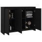 Sideboard Schwarz 102x33x75 cm Holzwerkstoff Sideboard Schwarz 102x33x75 cm Holzwerkstoff