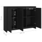 Sideboard Schwarz 102x33x75 cm Holzwerkstoff Sideboard Schwarz 102x33x75 cm Holzwerkstoff