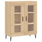 Highboard Sonoma-Eiche 69,5x34x180 cm Holzwerkstoff Highboard Sonoma-Eiche 69,5x34x180 cm Holzwerkstoff
