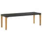 Gartenbank 80 cm Poly Rattan Schwarz Gartenbank 80 cm Poly Rattan Schwarz