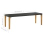 Gartenbank 80 cm Poly Rattan Schwarz Gartenbank 80 cm Poly Rattan Schwarz