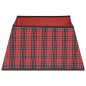 vidaXL Weihnachtsbaumrock Rot und Schwarz 48x48x25 cm vidaXL Weihnachtsbaumrock Rot und Schwarz 48x48x25 cm