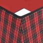 vidaXL Weihnachtsbaumrock Rot und Schwarz 48x48x25 cm vidaXL Weihnachtsbaumrock Rot und Schwarz 48x48x25 cm