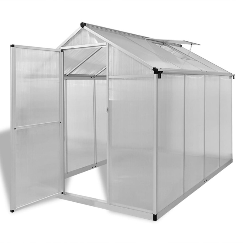 Gewächshaus mit Fundament Verstärkt Aluminium 4,6 m² Gewächshaus mit Fundament Verstärkt Aluminium 4,6 m²