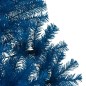 Künstlicher Halb-Weihnachtsbaum mit Ständer Blau 240 cm PVC Künstlicher Halb-Weihnachtsbaum mit Ständer Blau 240 cm PVC