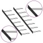 Wand-Weinregale für 14 Flaschen 2 Stk. Schwarz Metall Wand-Weinregale für 14 Flaschen 2 Stk. Schwarz Metall