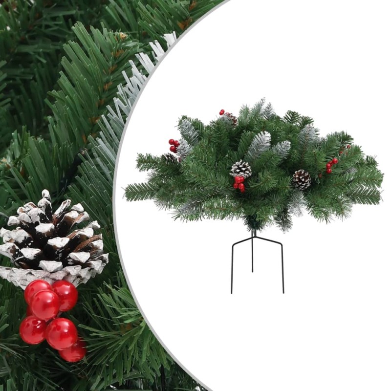 vidaXL Künstlicher Weihnachtsbaum Grün 40 cm PVC vidaXL Künstlicher Weihnachtsbaum Grün 40 cm PVC